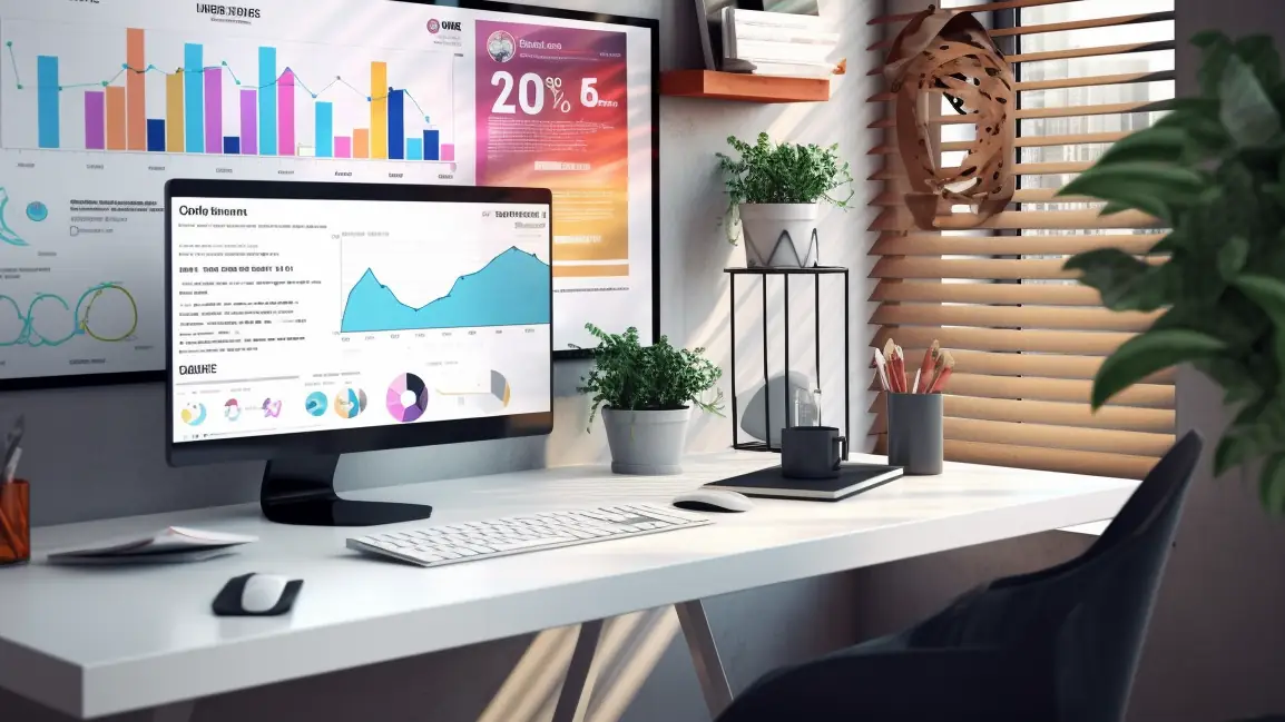 A photo of a computer